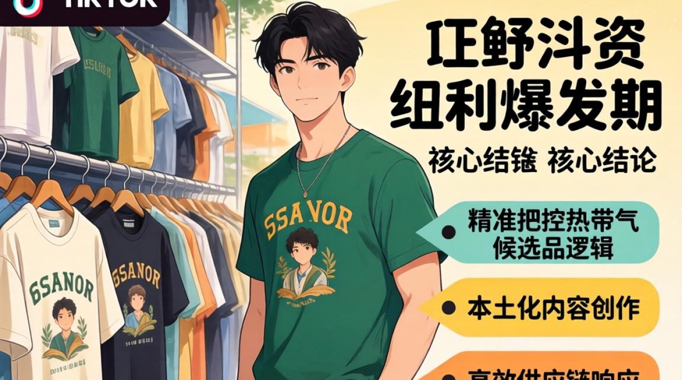 TikTok泰国男装爆款运营教程