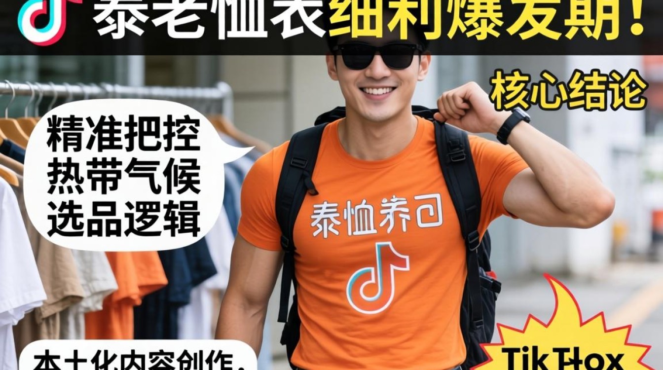 TikTok泰国男装爆款运营教程