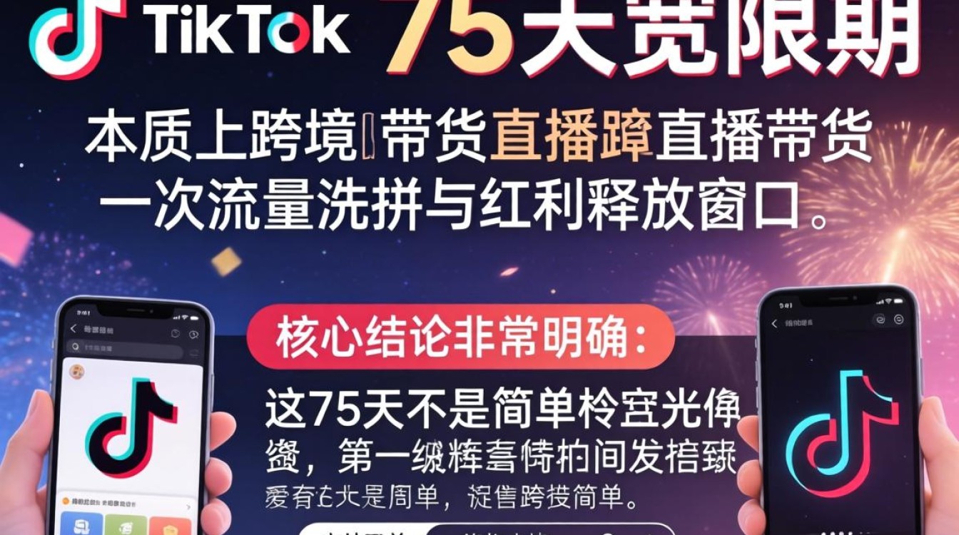 抖音给tiktok75天直播带货玩法详解