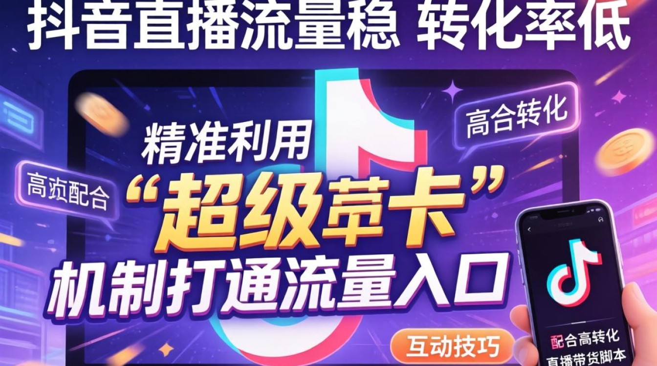 抖音超级卡怎么解决问题?直播带货玩法与技巧有哪些 直播带货玩法与技巧有哪些