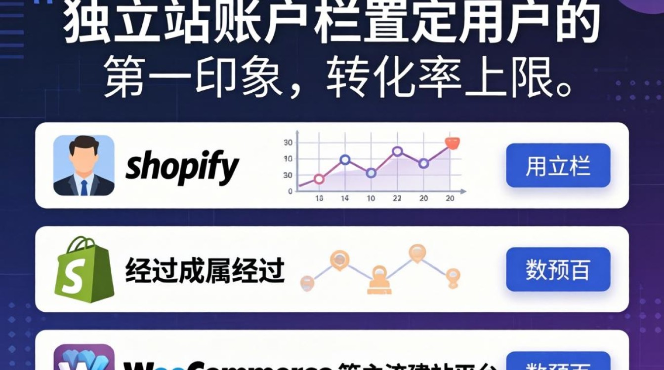 独立站账户栏设置哪个好