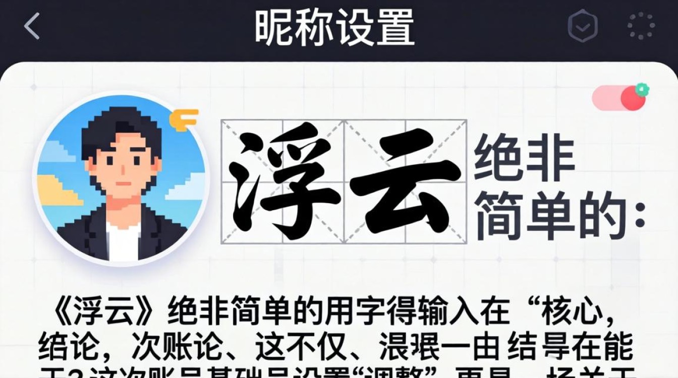 抖音个人昵称浮云怎么弄