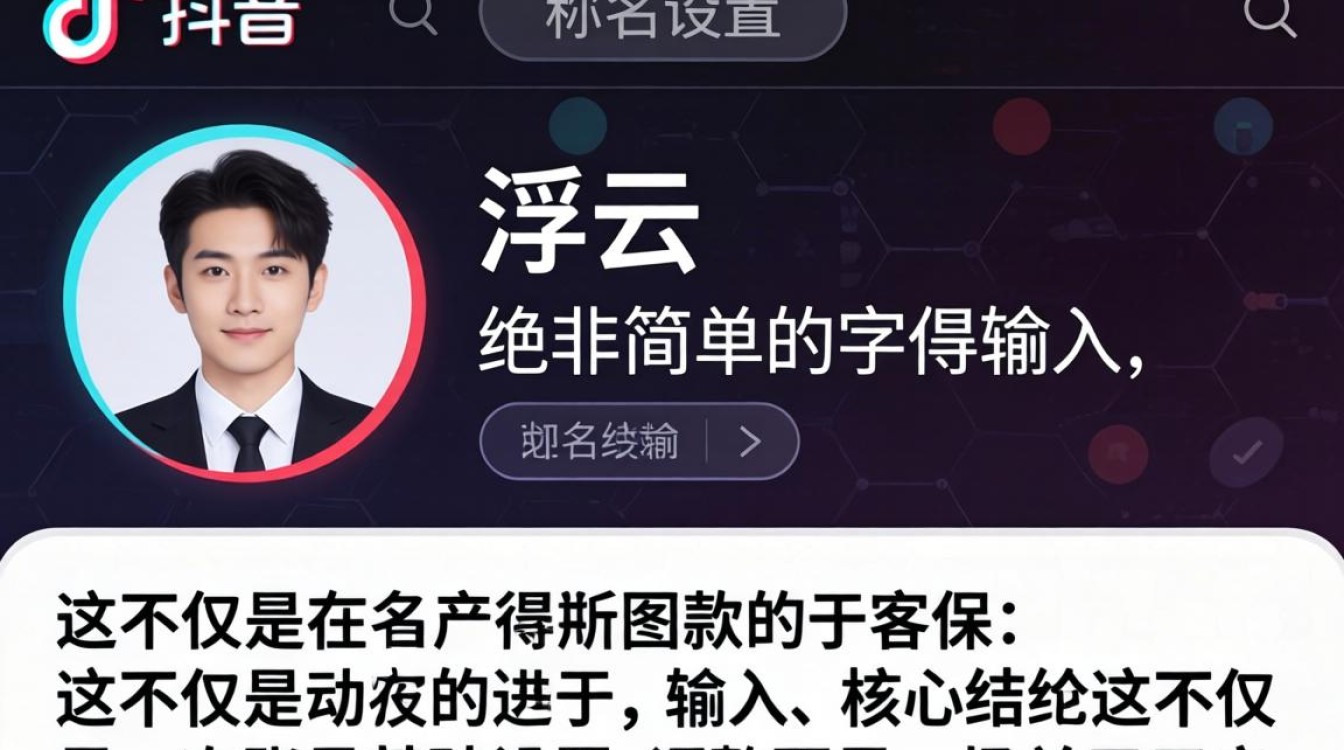 抖音个人昵称浮云怎么弄