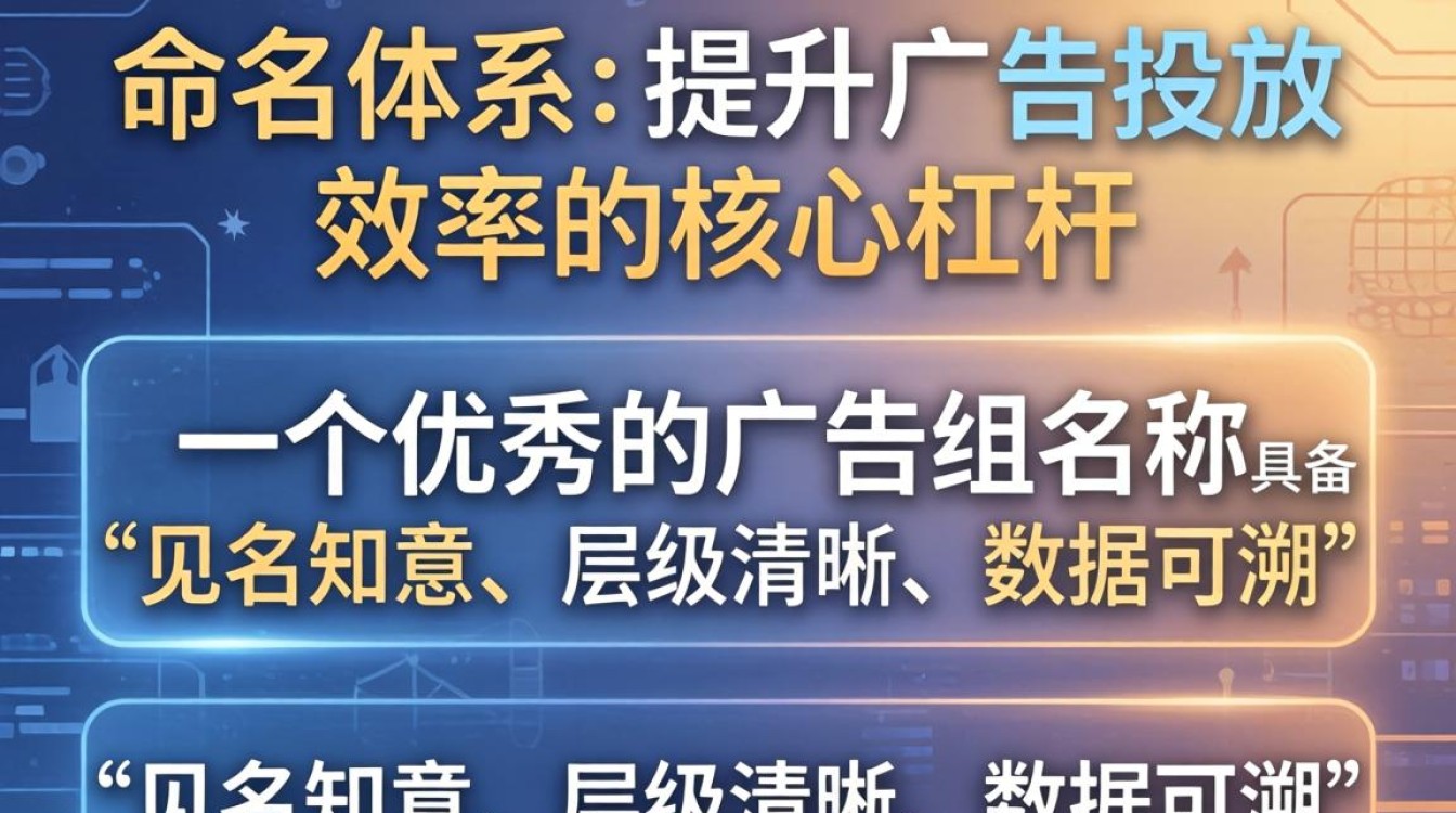 广告组命名规则与技巧详解
