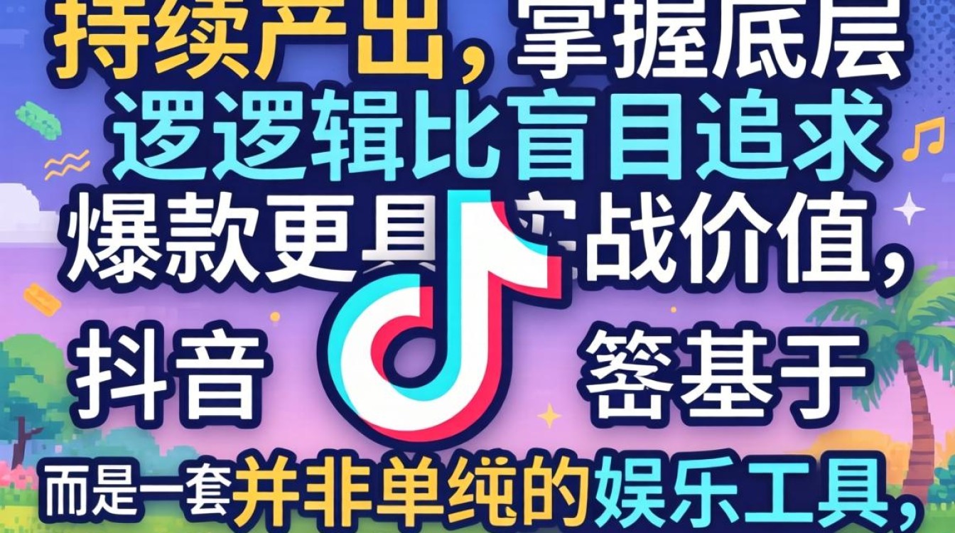 抖音基础知识从入门到精通实战教程