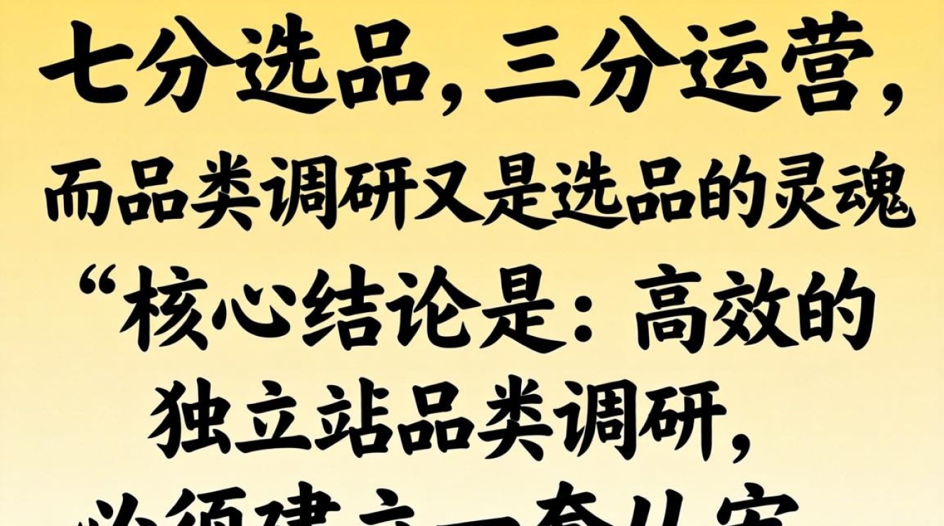 独立站选品调研方法有哪些