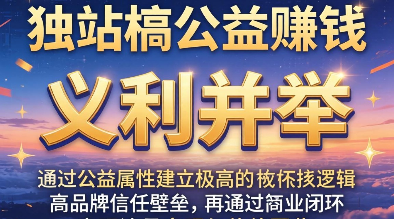 独立站公益模式如何盈利