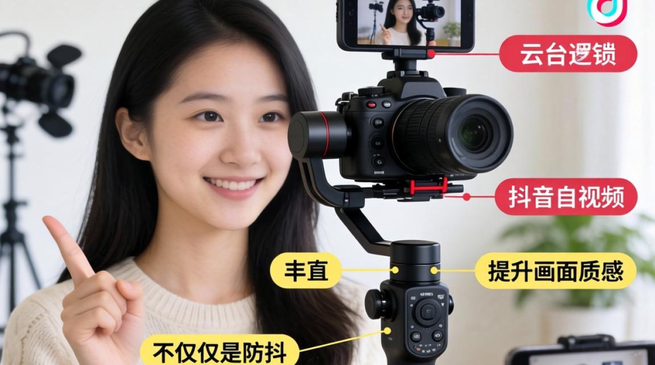 怎么用云台自拍抖音直播