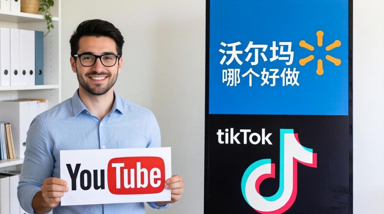YouTube沃尔玛和tiktok哪个好做