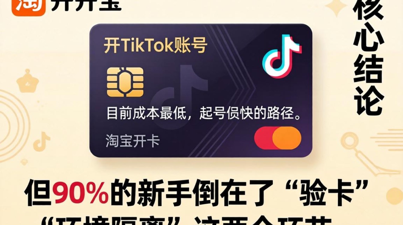 淘宝买卡开tiktok有风险吗