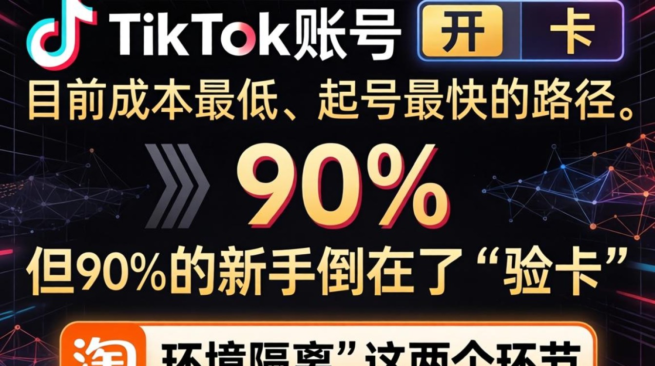 淘宝买卡开tiktok有风险吗