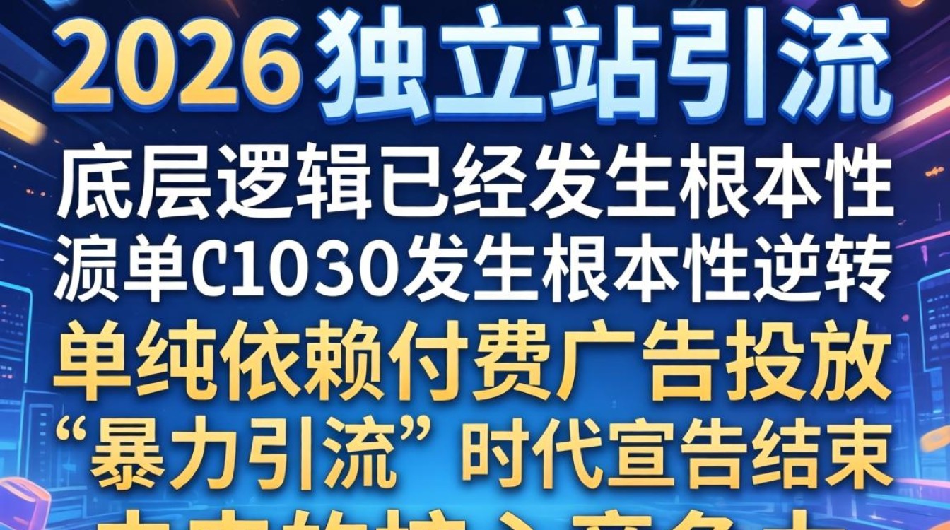 独立站引流怎么做?2026年独立站引流最新玩法有哪些? 2026年独立站引流最新玩法有哪些
