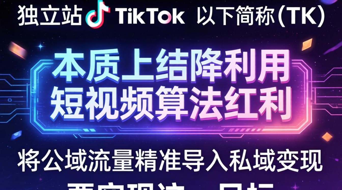 独立站如何做tiktok推广引流