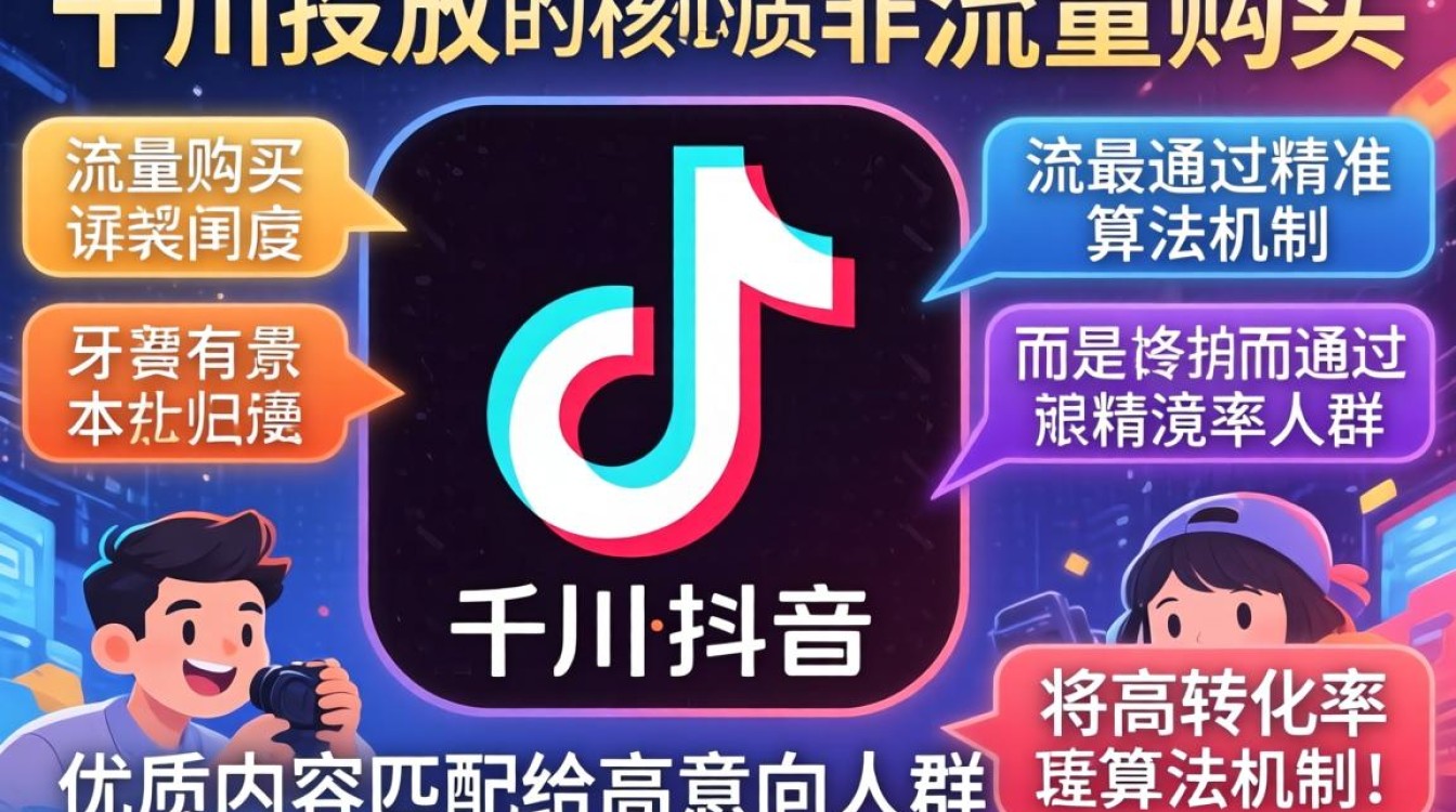 抖音千川投放运营技巧与变现方法