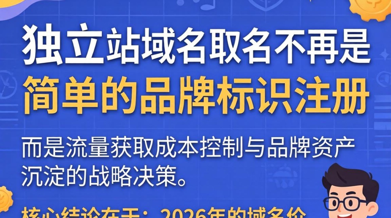 独立站的域名怎么取名?2026年独立站域名取名趋势有哪些? 2026年独立站域名取名趋势有哪些
