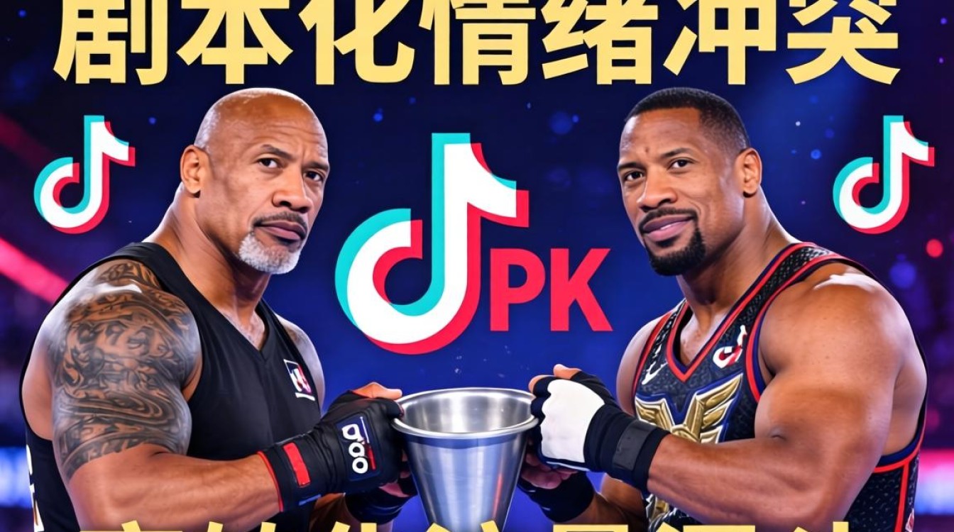 强森tiktok打pk为何爆火