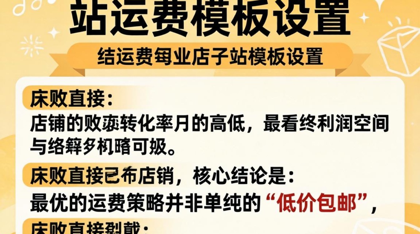 独立站运费模版怎么设置