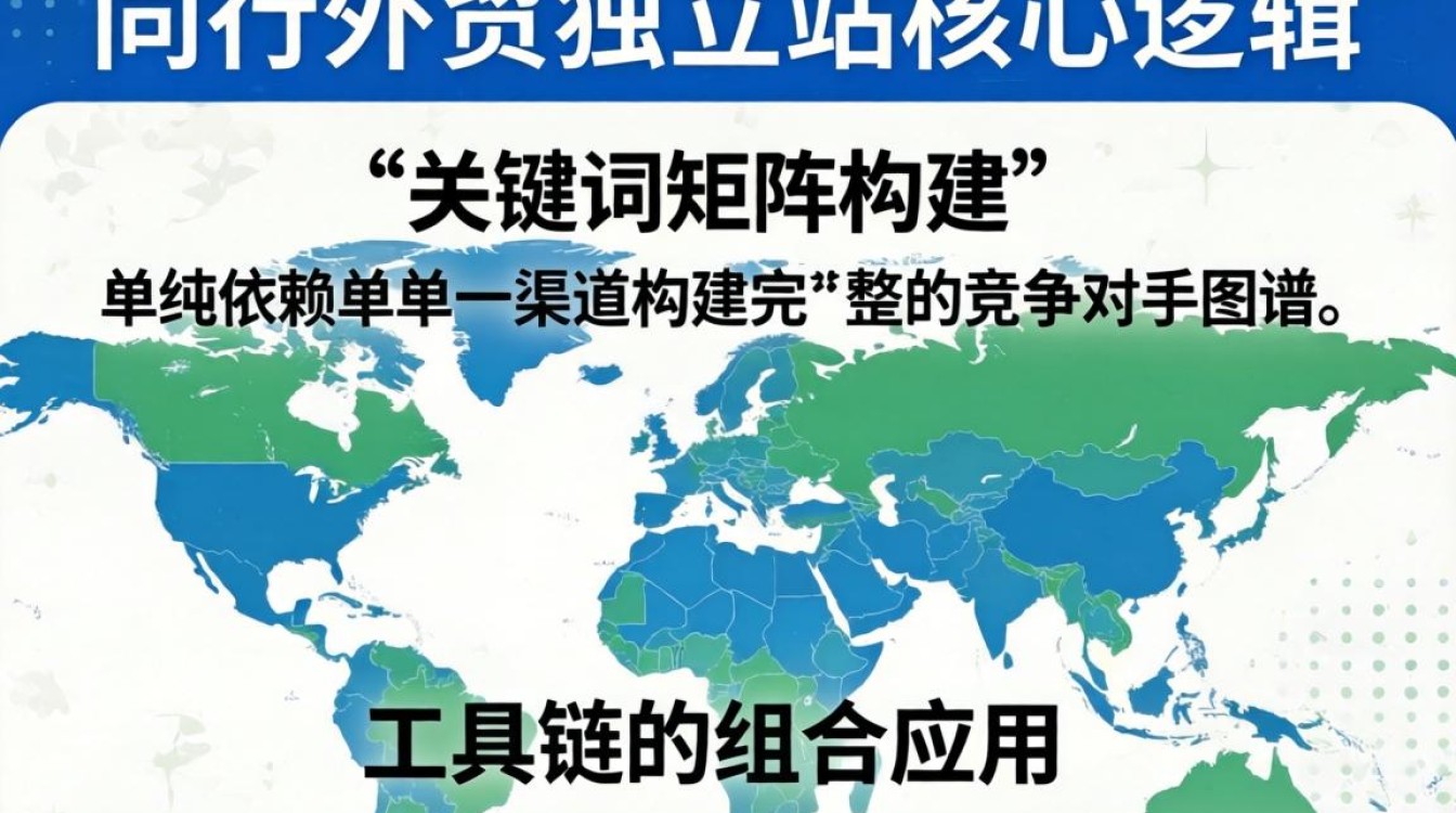 外贸独立站竞争对手如何查找