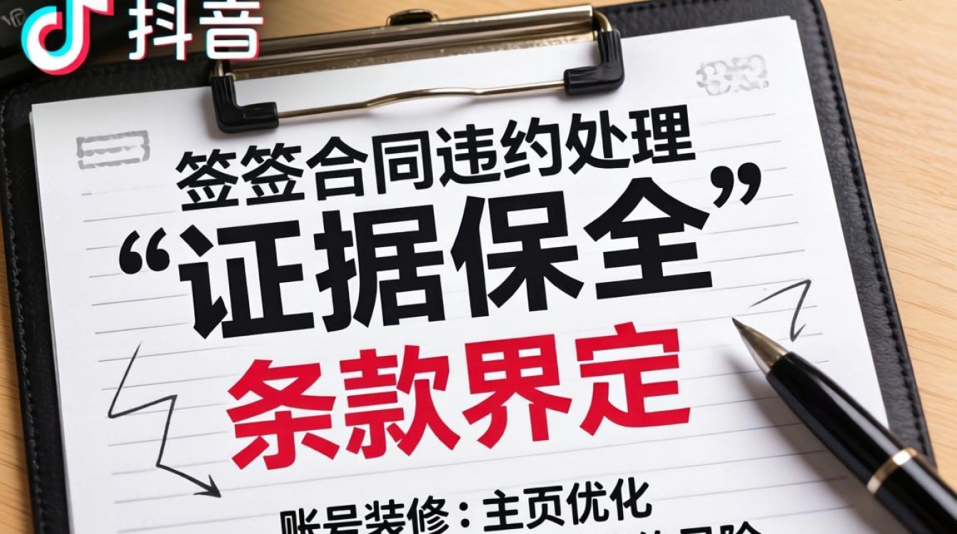 抖音签合同违约怎么办?抖音账号违约如何解除合同 抖音账号违约如何解除合同