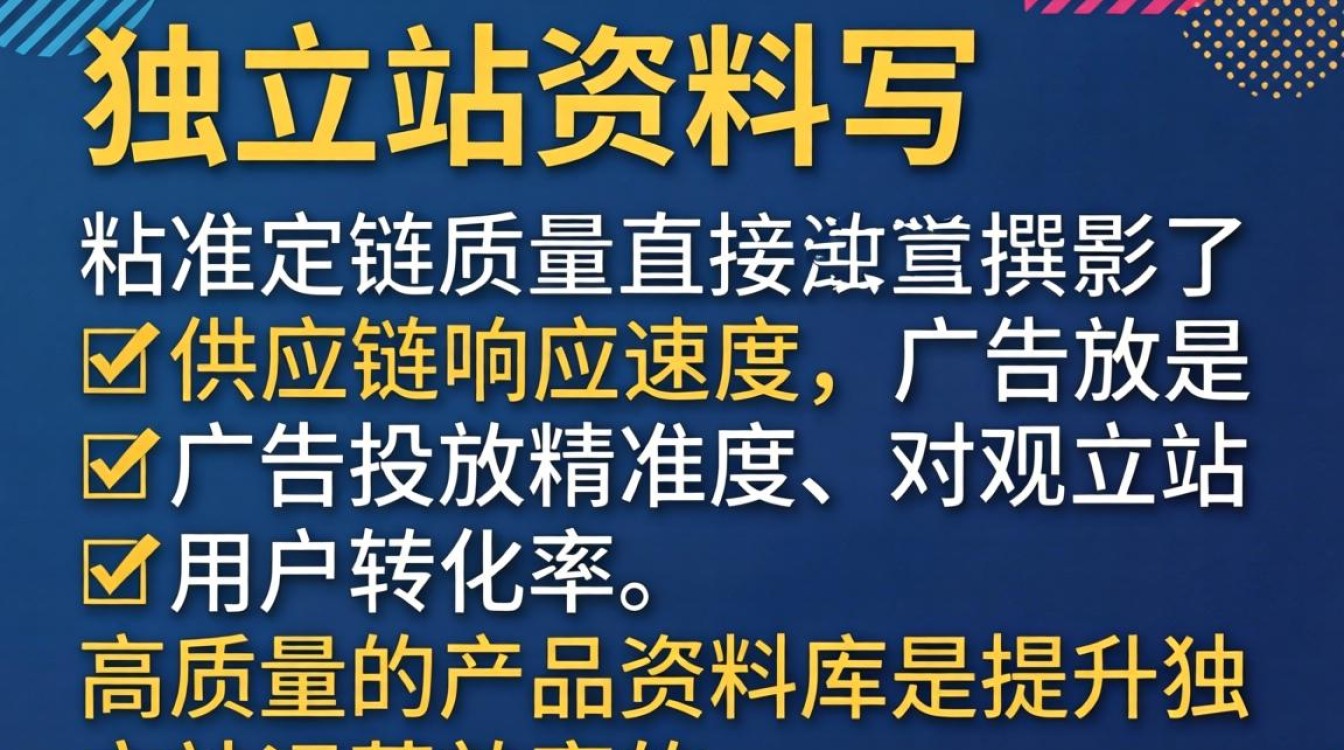 独立站提供资料怎么写?如何快速提升运营效率 独立站提供资料怎么写