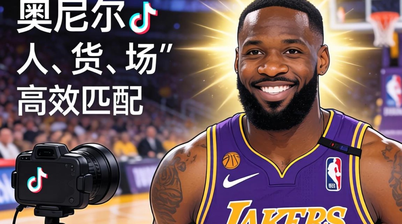 奥尼尔的tiktok怎么直播带货