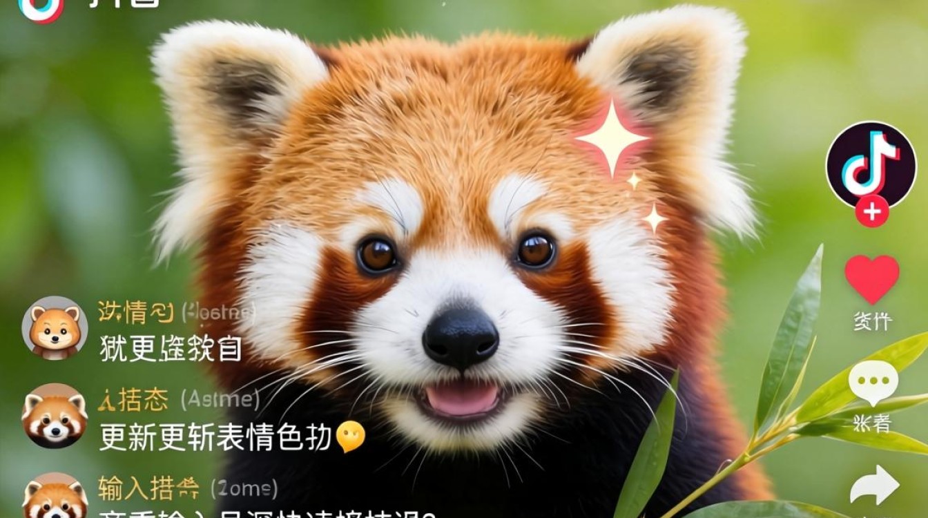 抖音怎么评论发小熊猫