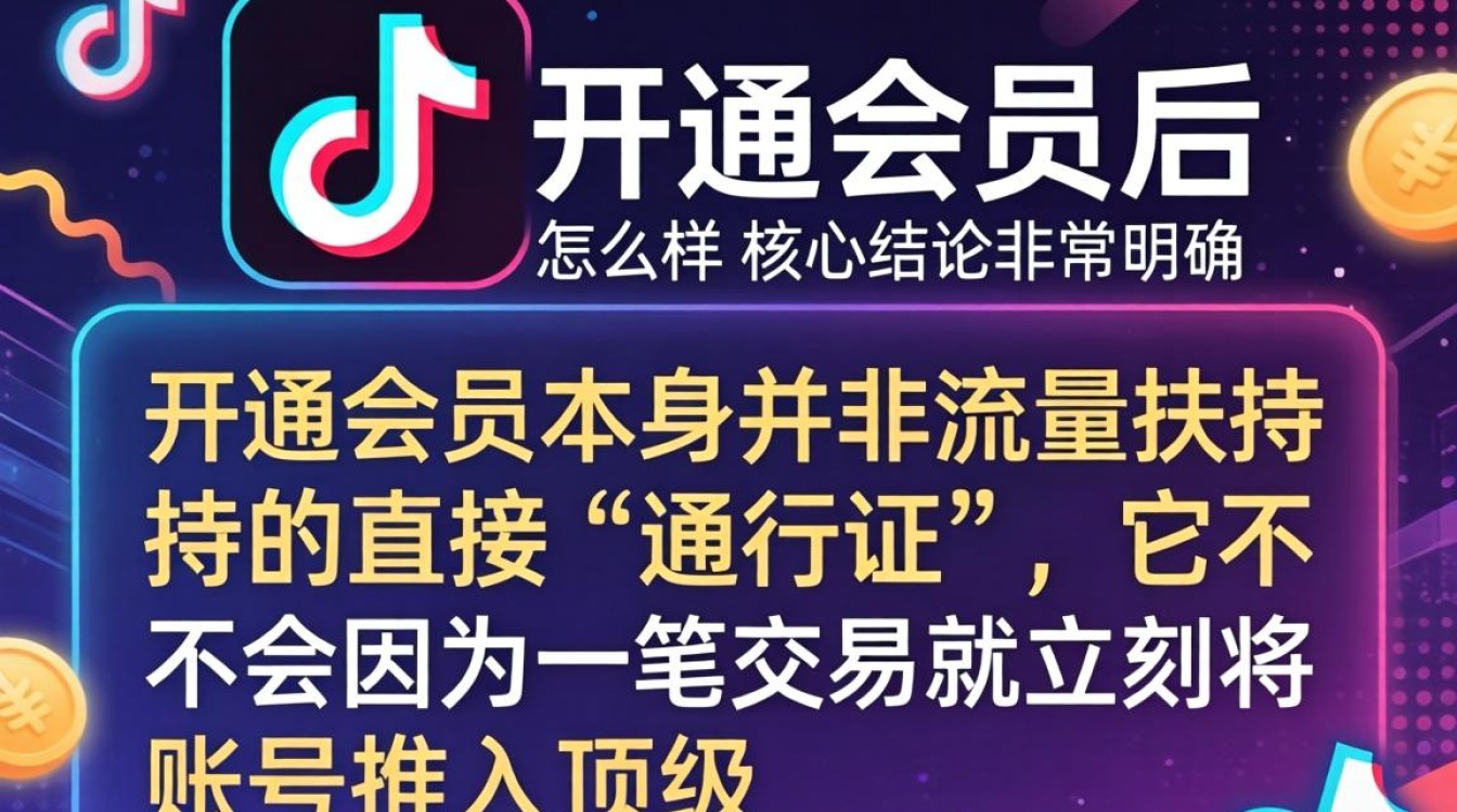 抖音开通会员后怎么样