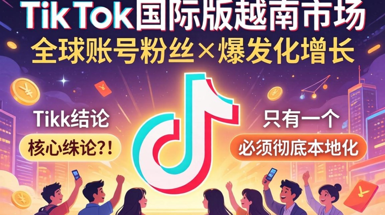 TikTok国际版越南粉丝怎么涨