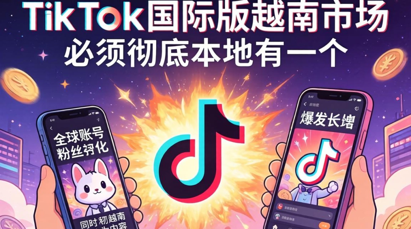 TikTok国际版越南粉丝怎么涨