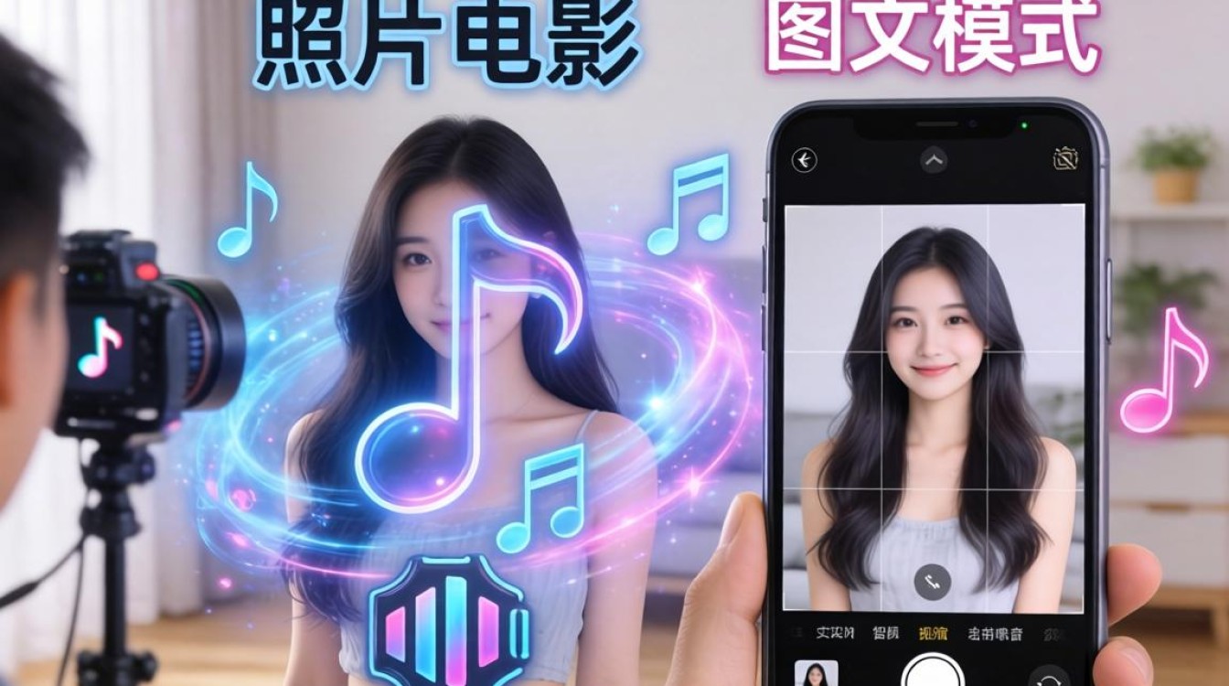 抖音怎么拍照会配音乐了