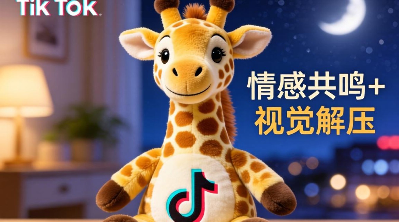 TikTok长颈鹿玩偶怎么玩