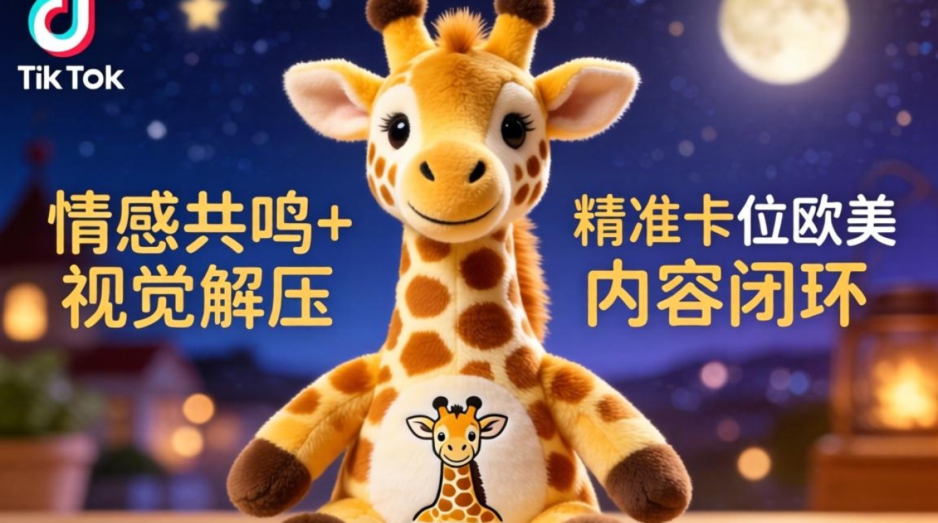 TikTok长颈鹿玩偶怎么玩