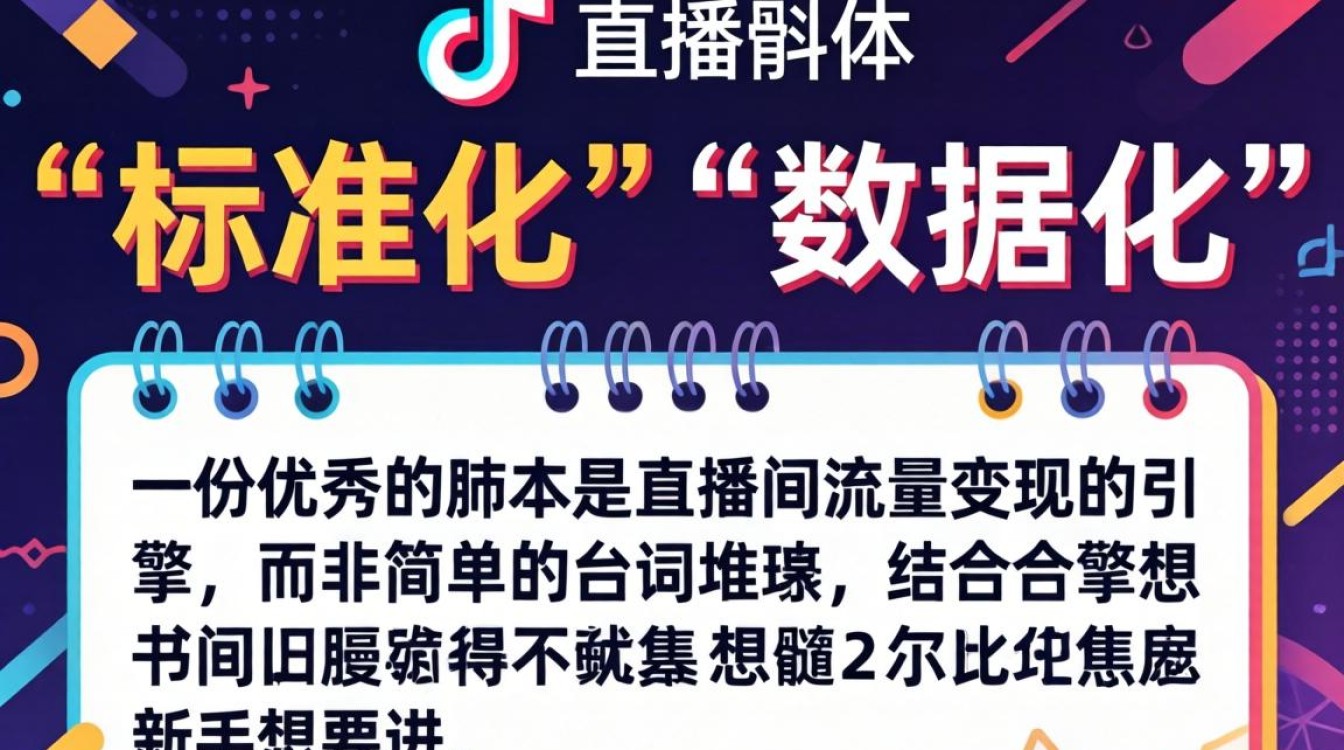 抖音直播脚本怎么写?新手入门到精通全流程详解 新手入门到精通全流程详解