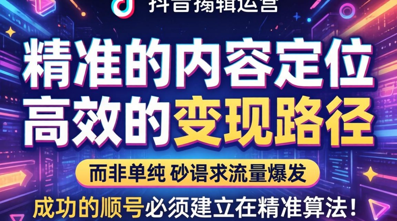 抖音视频剪辑运营技巧与变现方法