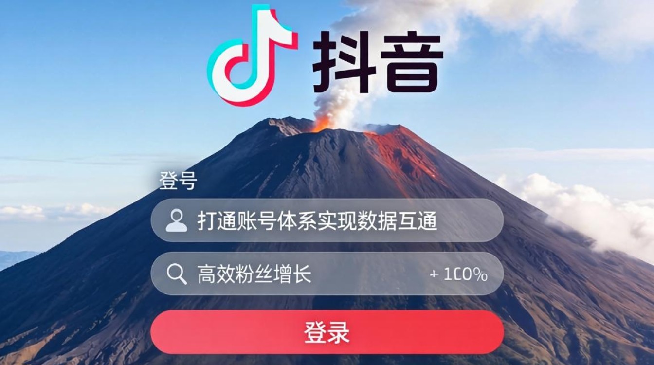 火山的账号怎么登入抖音