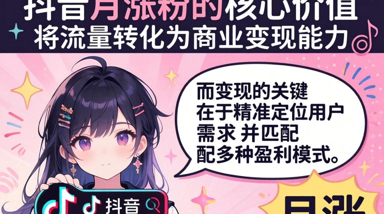 抖音月涨粉怎么赚钱?抖音涨粉后有哪些变现方式? 抖音涨粉后有哪些变现方式