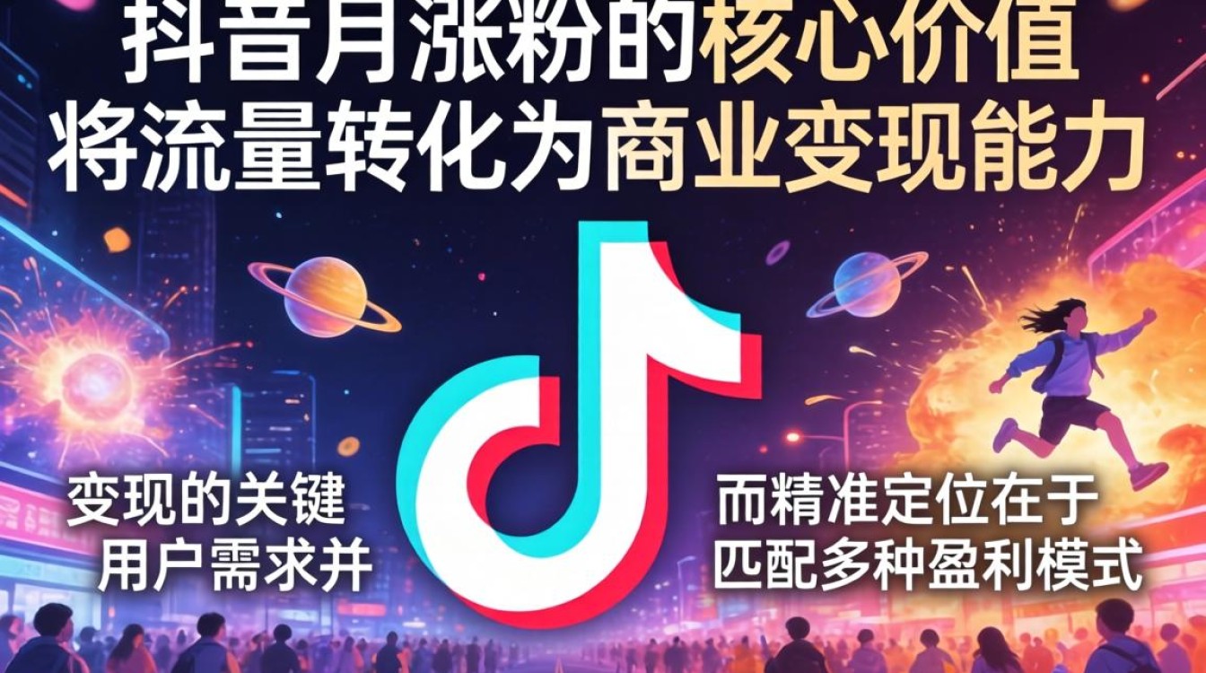 抖音月涨粉怎么赚钱?抖音涨粉后有哪些变现方式? 抖音涨粉后有哪些变现方式