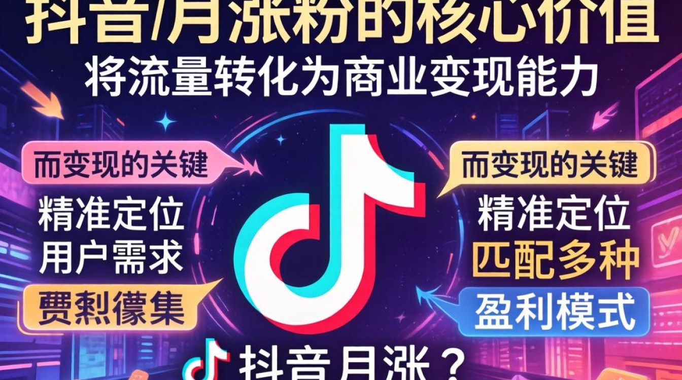抖音月涨粉怎么赚钱?抖音涨粉后有哪些变现方式? 抖音涨粉后有哪些变现方式