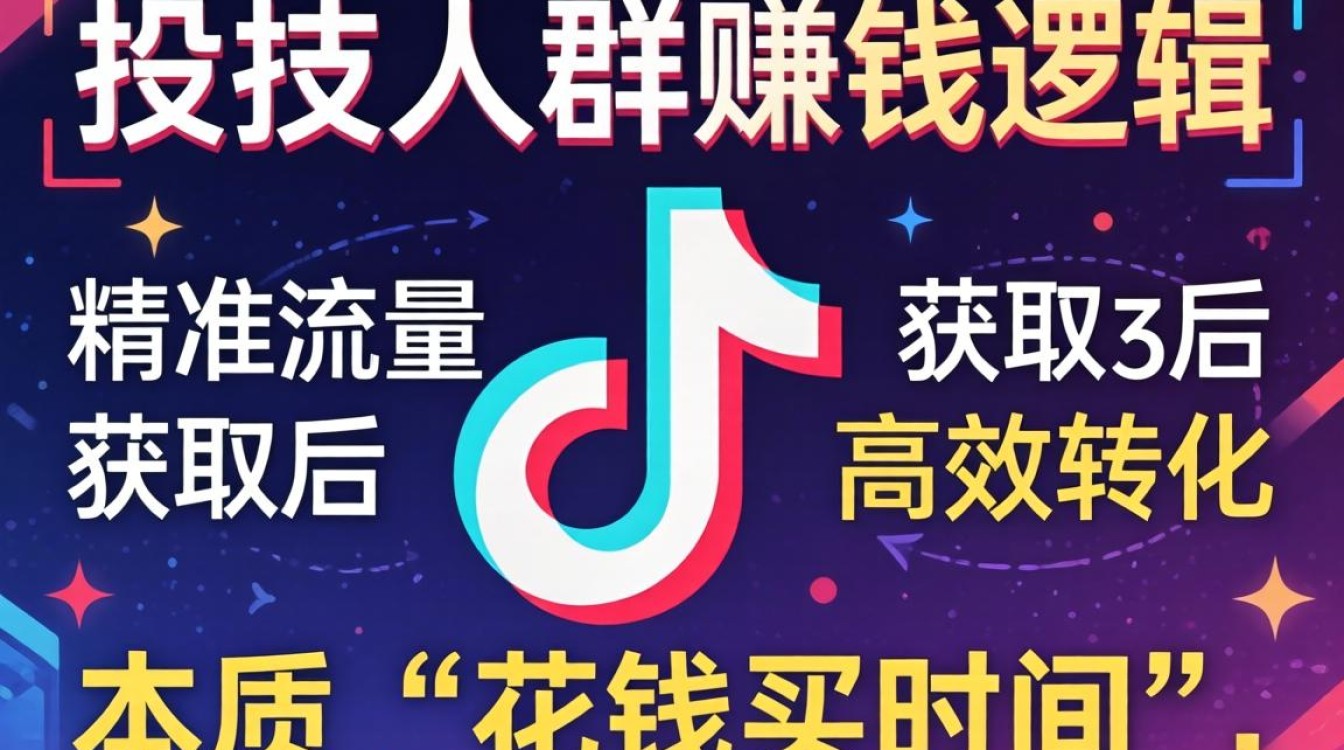 抖音投放人群怎么赚钱