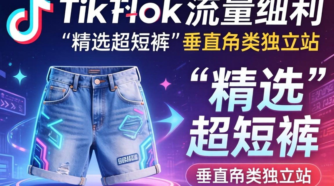 TikTok精选超短裤怎么卖?独立站建站海外电商指南 TikTok精选超短裤怎么卖