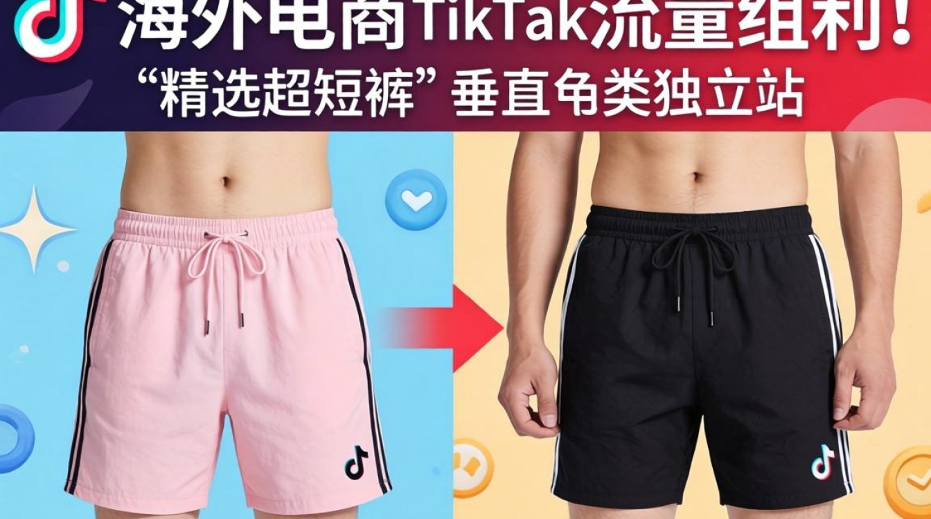 TikTok精选超短裤怎么卖?独立站建站海外电商指南 TikTok精选超短裤怎么卖