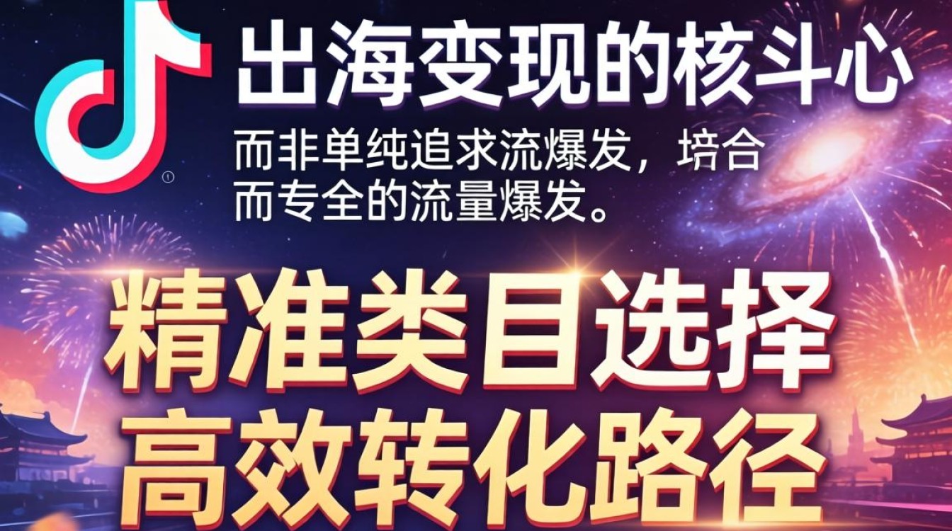 TikTok类目分析与选择怎么做?出海变现完整教程分享 TikTok类目分析与选择怎么做