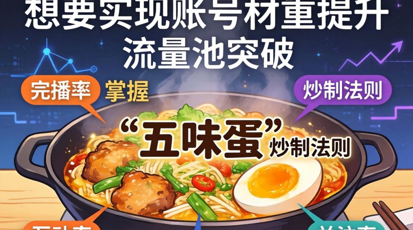 抖音五味蛋怎么炒?如何提升账号权重突破流量池 如何提升账号权重突破流量池