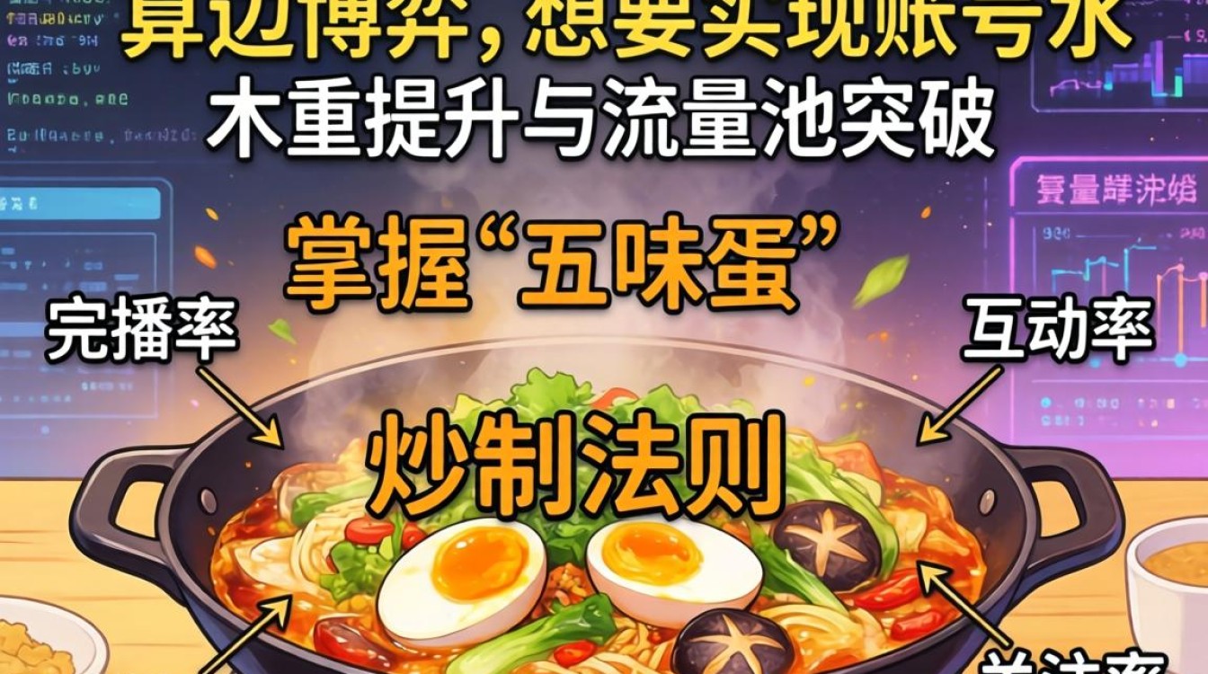 抖音五味蛋怎么炒?如何提升账号权重突破流量池 如何提升账号权重突破流量池