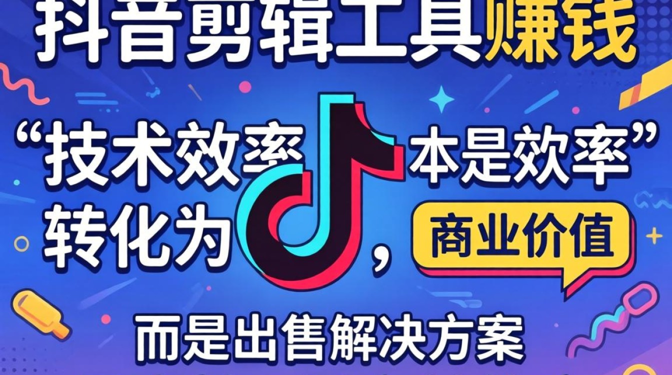 抖音剪辑工具怎么赚钱