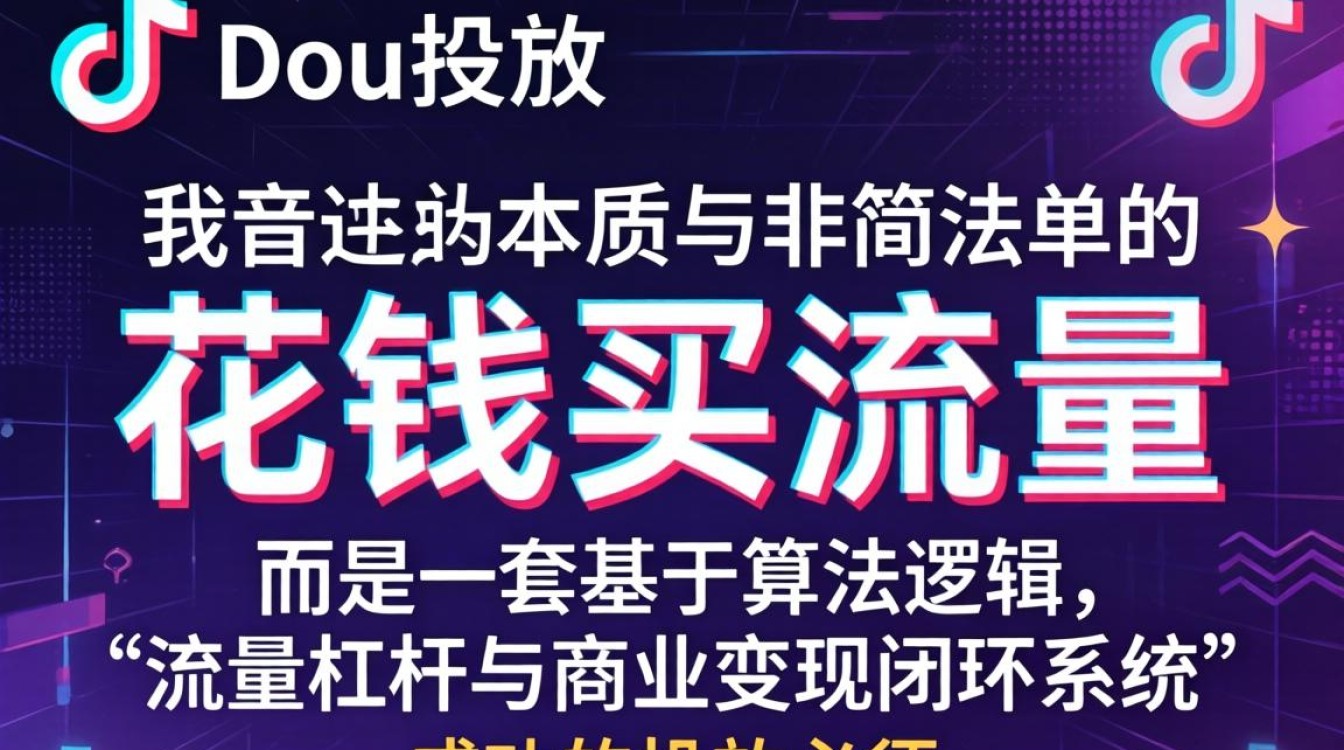 抖音Dou投放运营变现完整攻略
