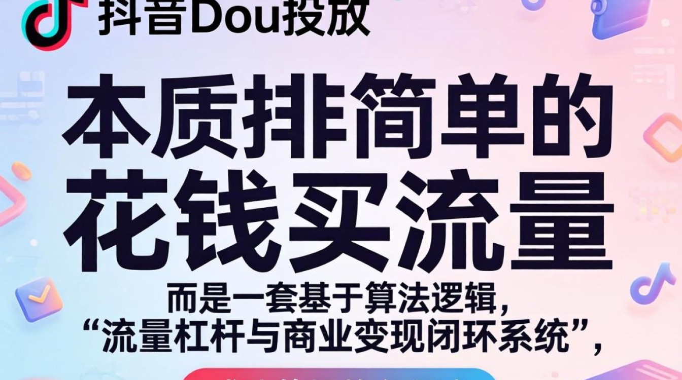 抖音Dou投放运营变现完整攻略