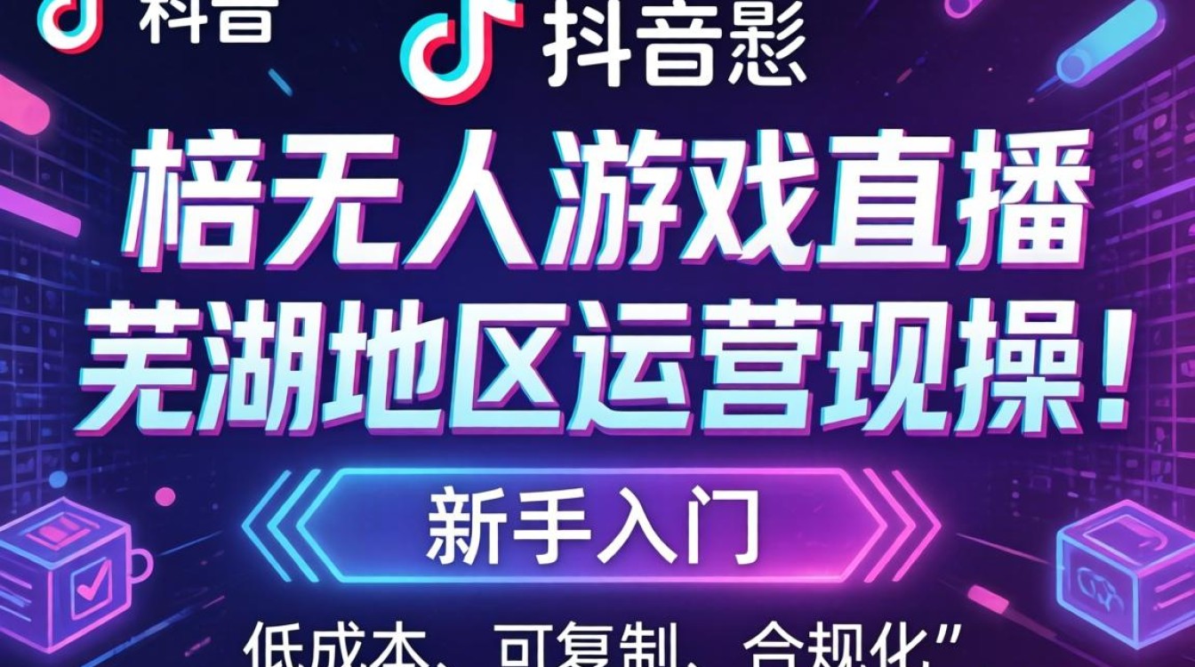 芜湖TikTok无人游戏直播怎么做,新手入门运营实操教程 芜湖TikTok无人游戏直播怎么做