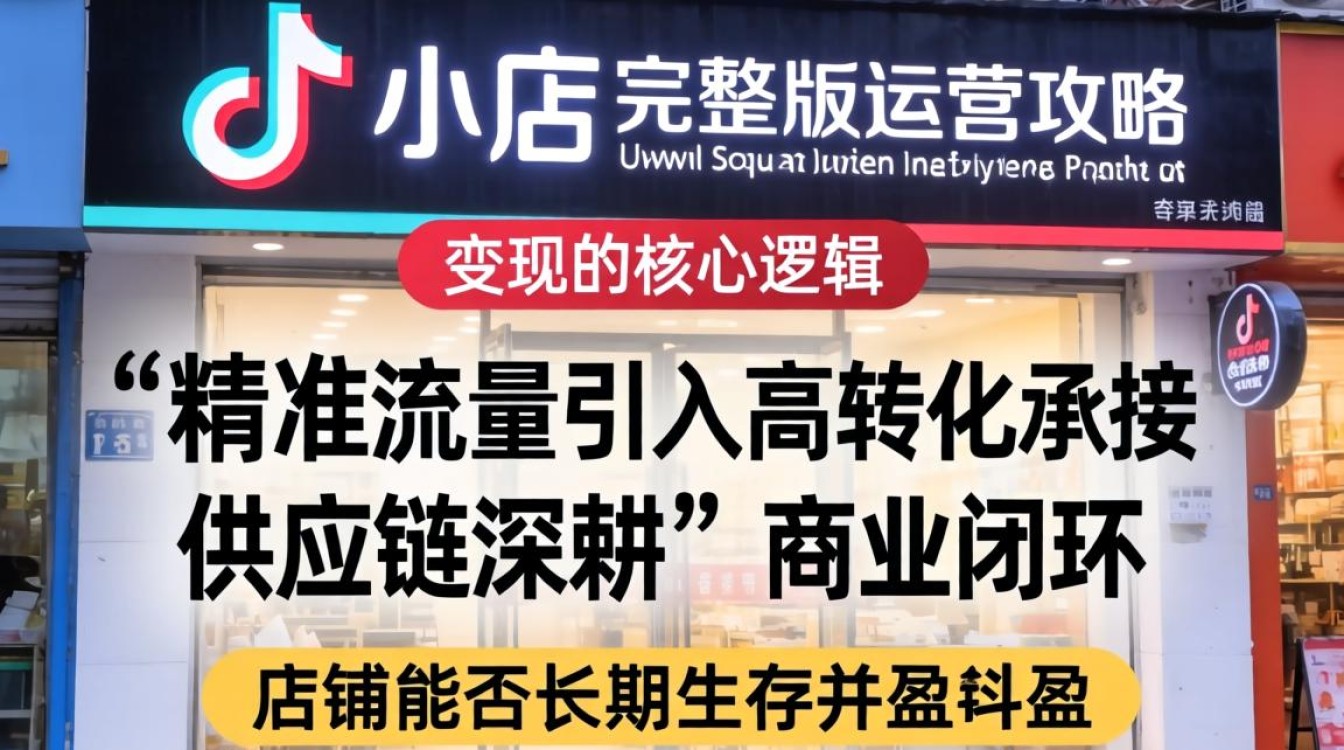 抖音小店运营变现完整攻略