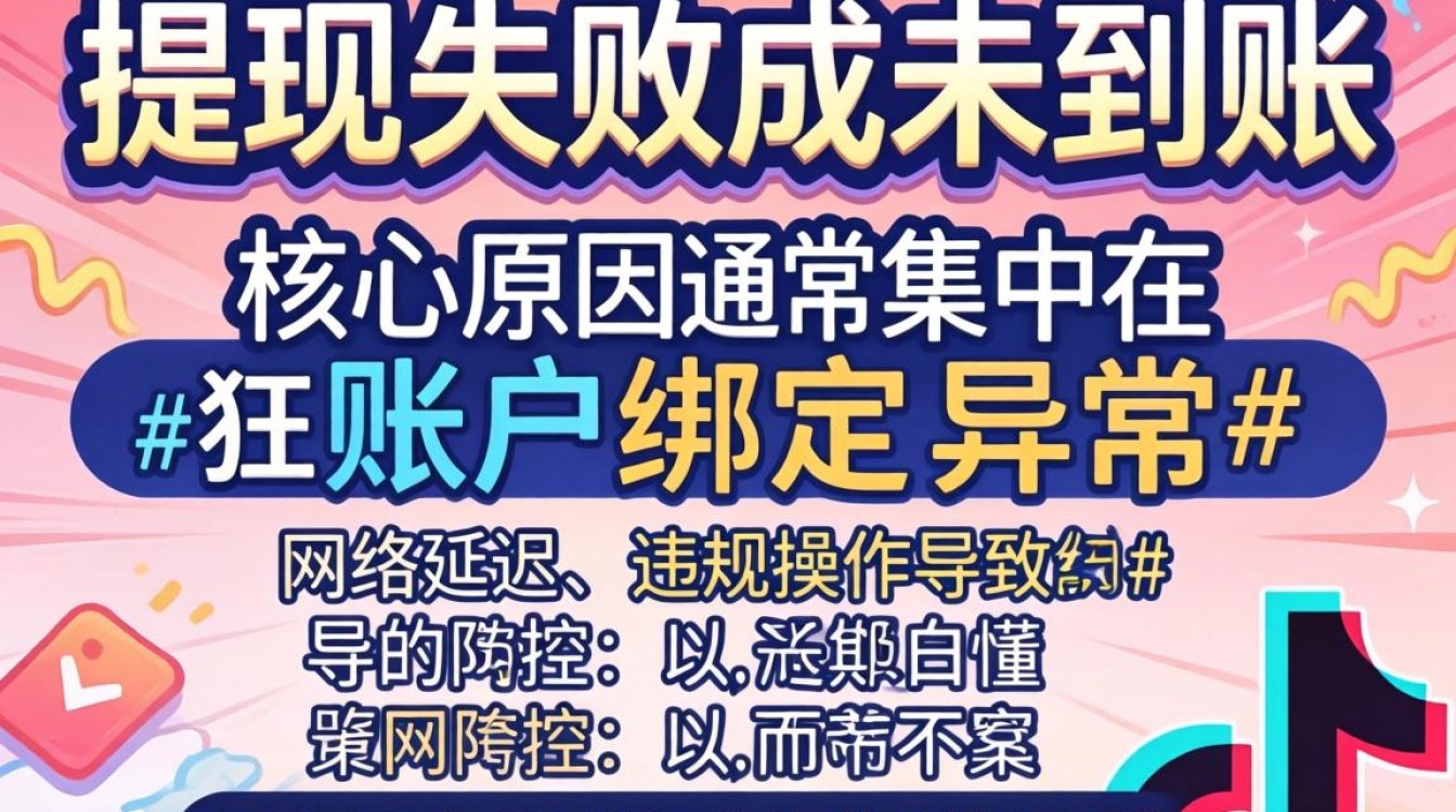 提现失败原因及解决方法